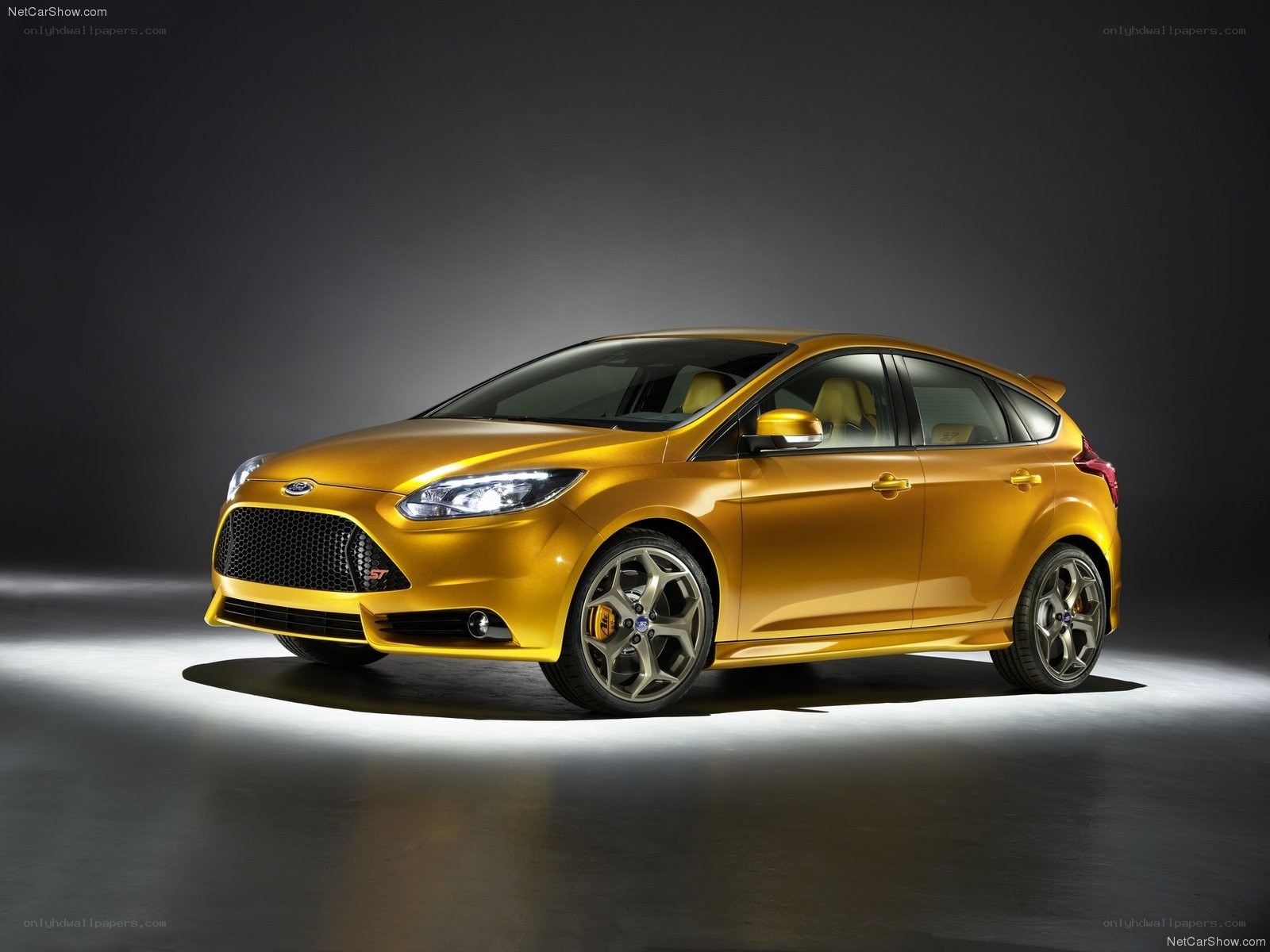 golden ford focus st