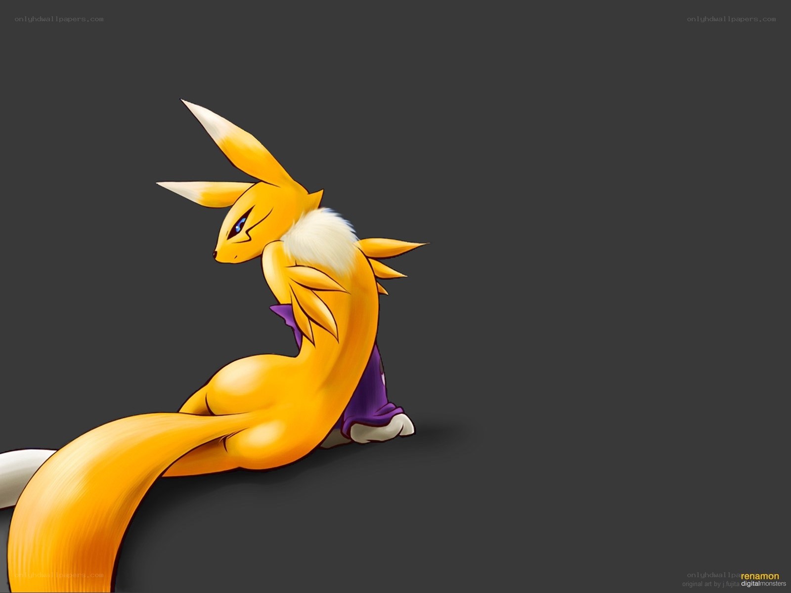 Golden fox-like creature