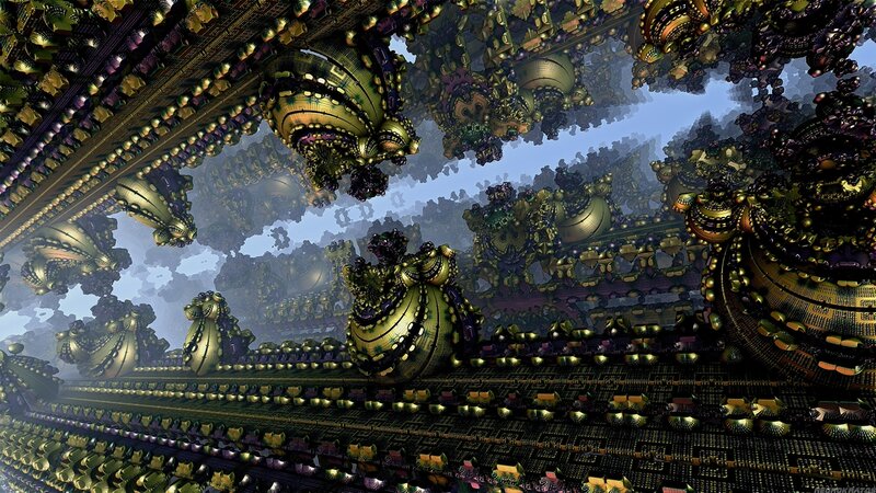 Golden Fractal Architecture — Gold