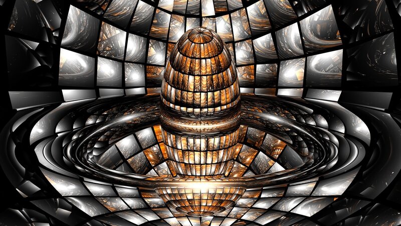 Golden Fractal Dome