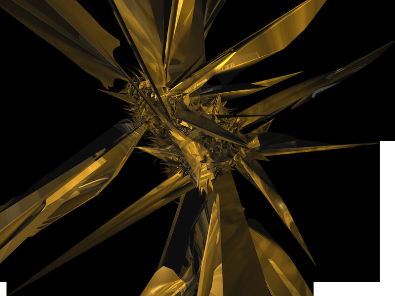 golden fractal explosion