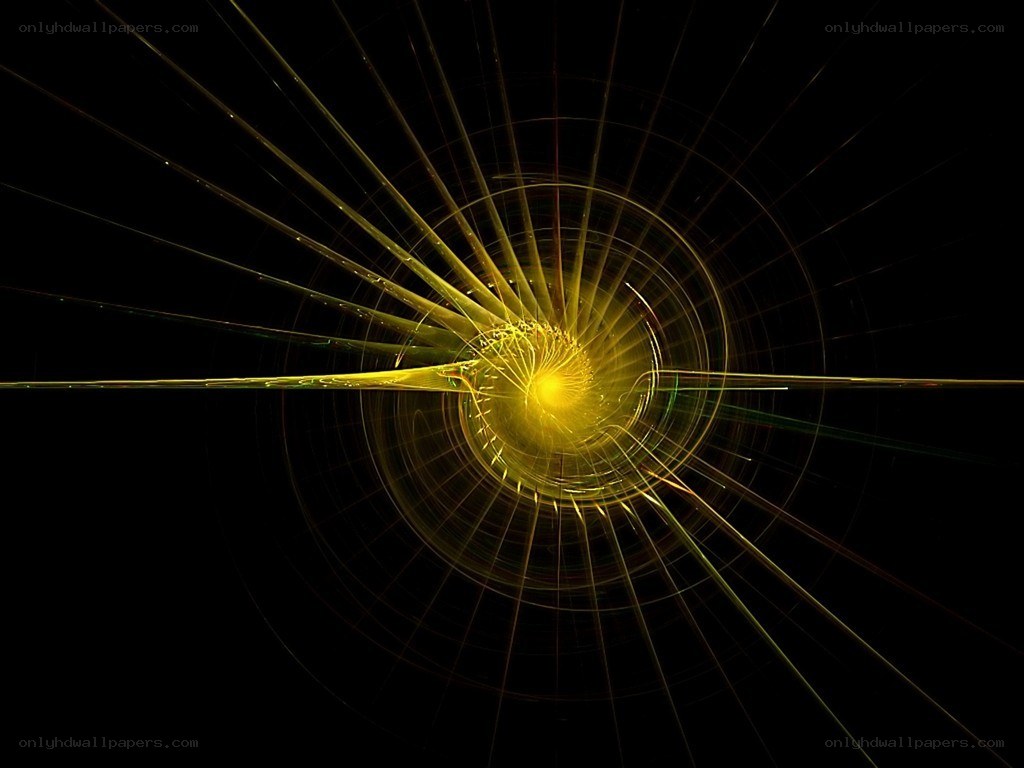 Golden fractal explosion