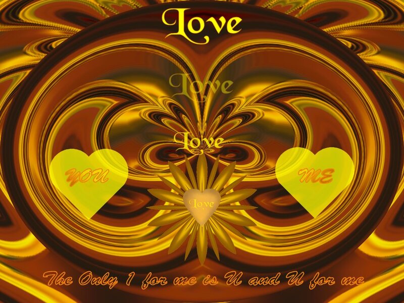 Golden Fractal Heart