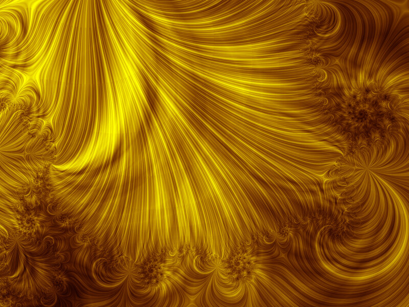golden fractal pattern