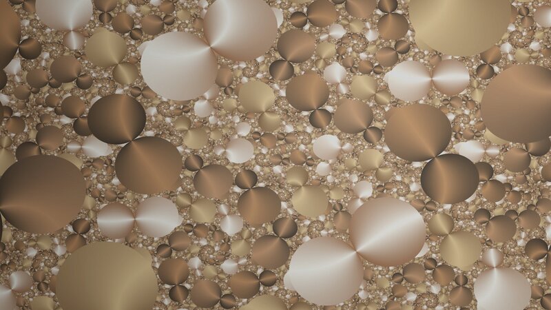 golden fractal pattern