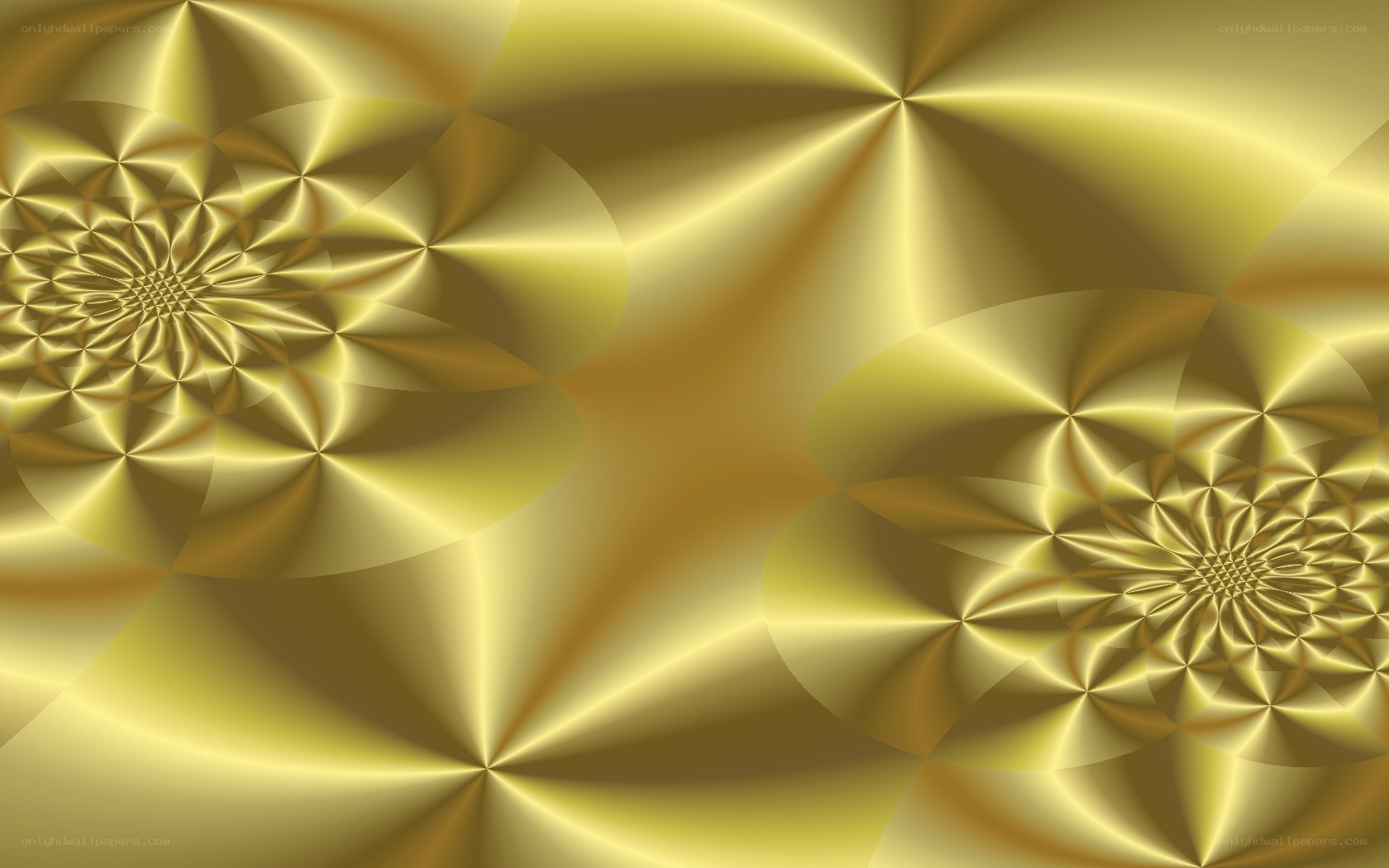 Golden fractal patterns