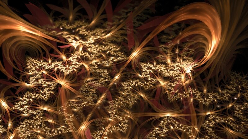 Golden fractal patterns