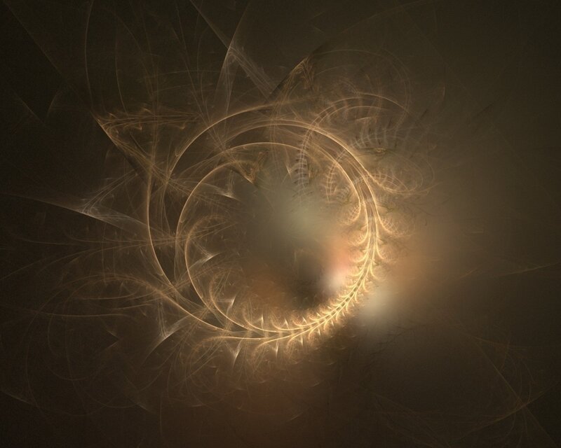 golden fractal spiral