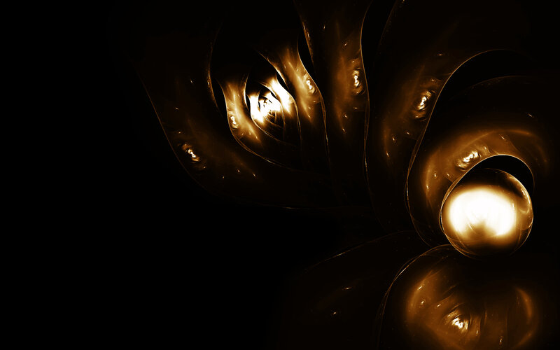 golden fractal spiral