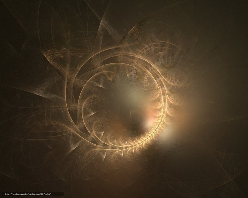 Golden fractal spiral