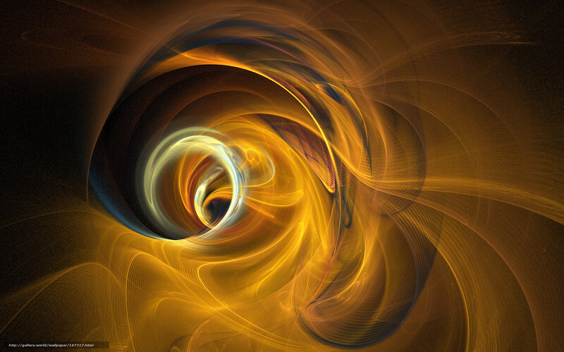 Golden fractal spiral tunnel