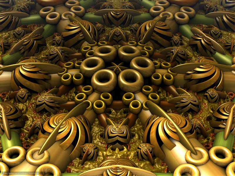 Golden Fractal Structures — Gold, Complex