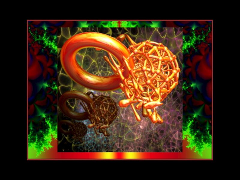 Golden Fractal Structures