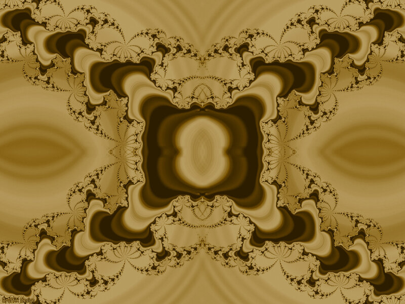 Golden fractal symmetry