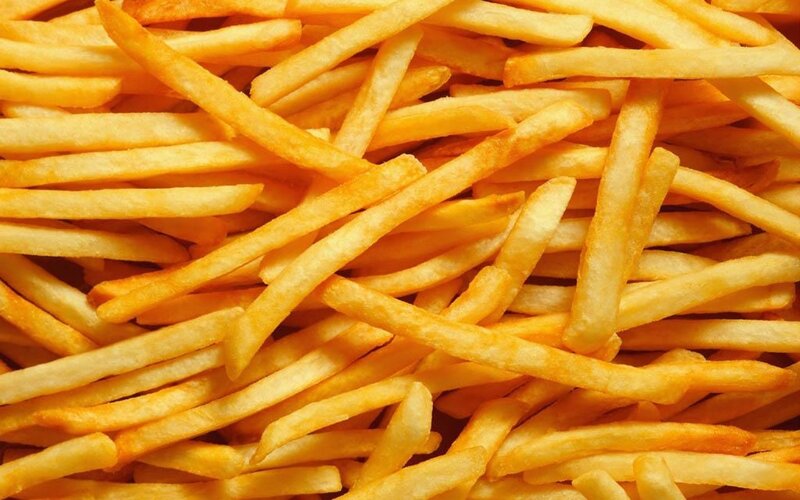 golden french fries