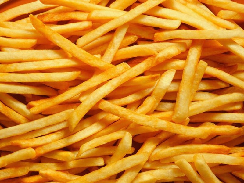 golden french fries