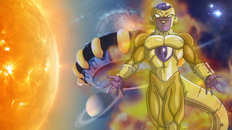 Golden Frieza Character — Yellow