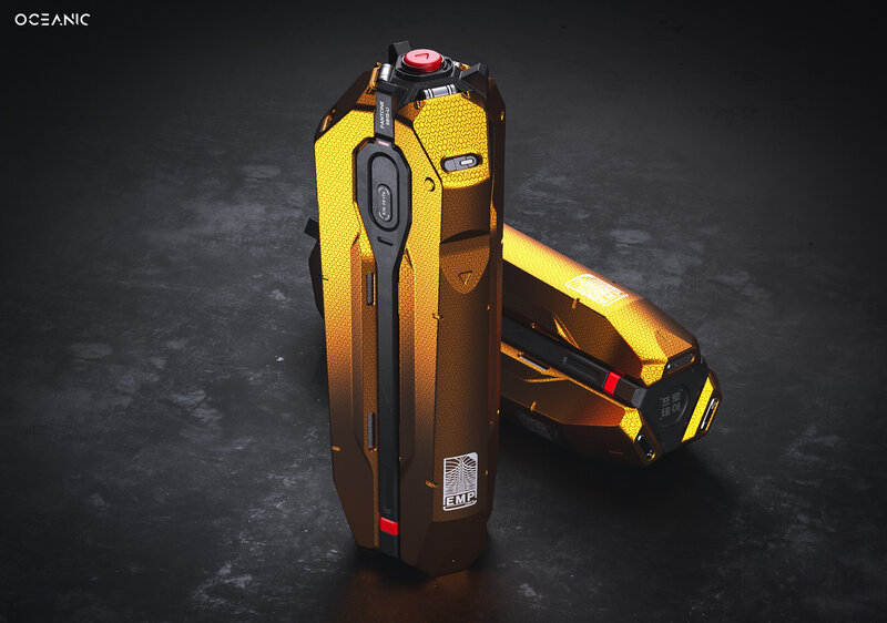 Golden Futuristic Devices