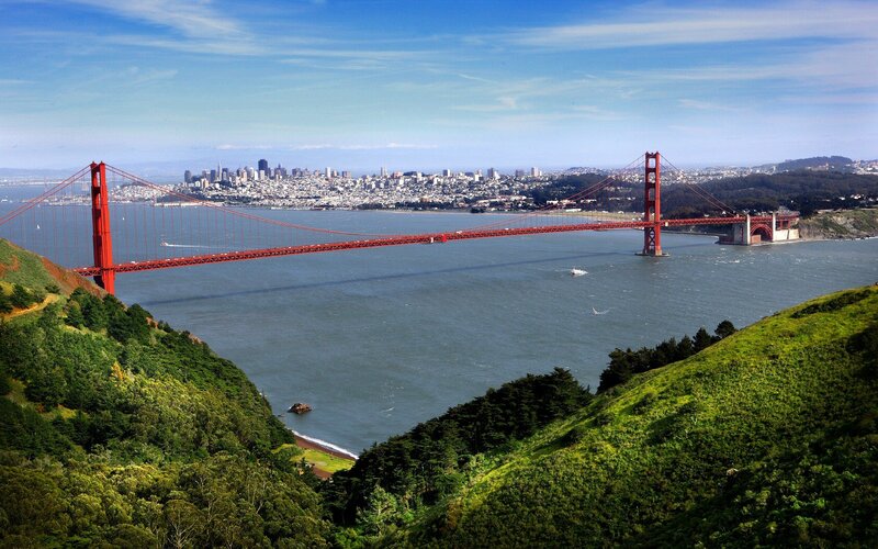 Golden Gate Bridge and San Francisco