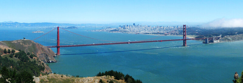 Golden Gate Bridge and San Francisco