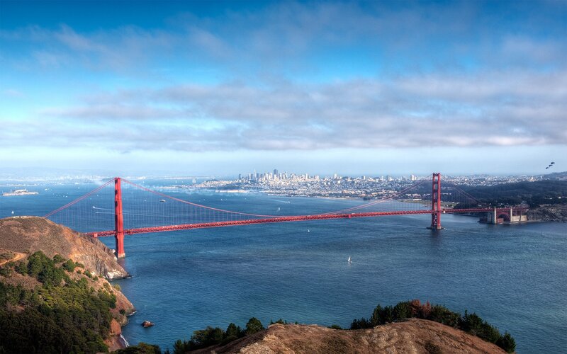 Golden Gate Bridge and San Francisco