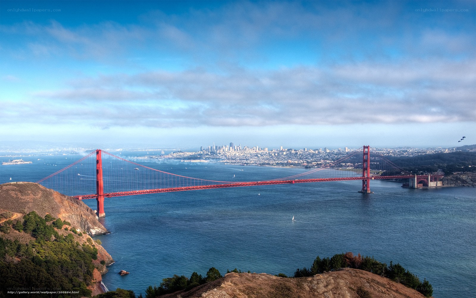 Golden Gate Bridge and San Francisco