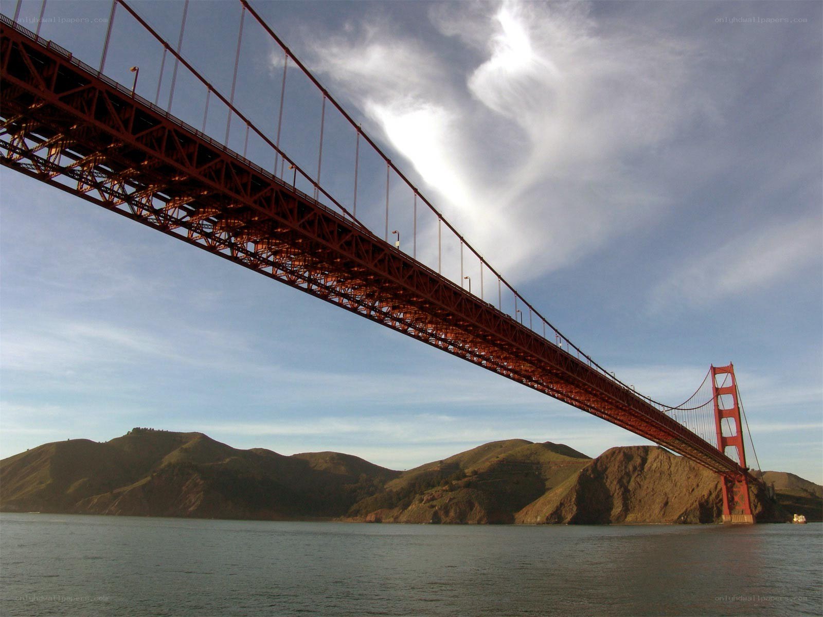 Golden Gate Bridge at sunset