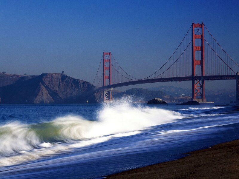 Golden Gate Bridge — Blue, Dramatic, Afternoon