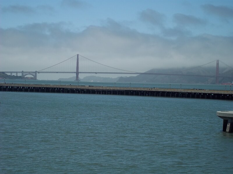 Golden Gate Bridge — Blue, Overcast