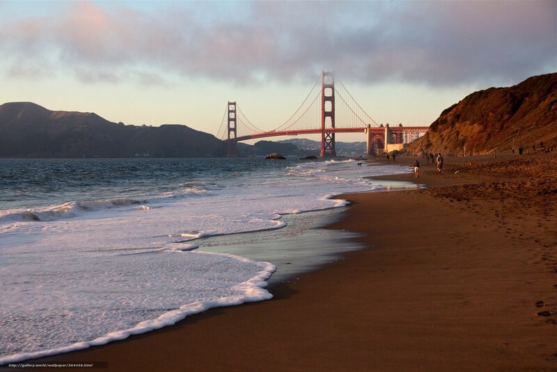 Golden Gate Bridge — Brown, Serene