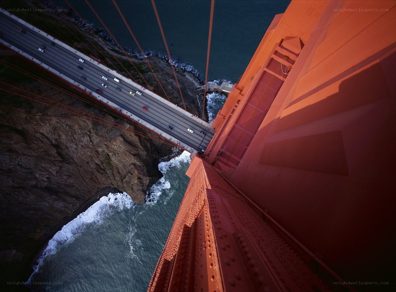 Golden Gate Bridge from above