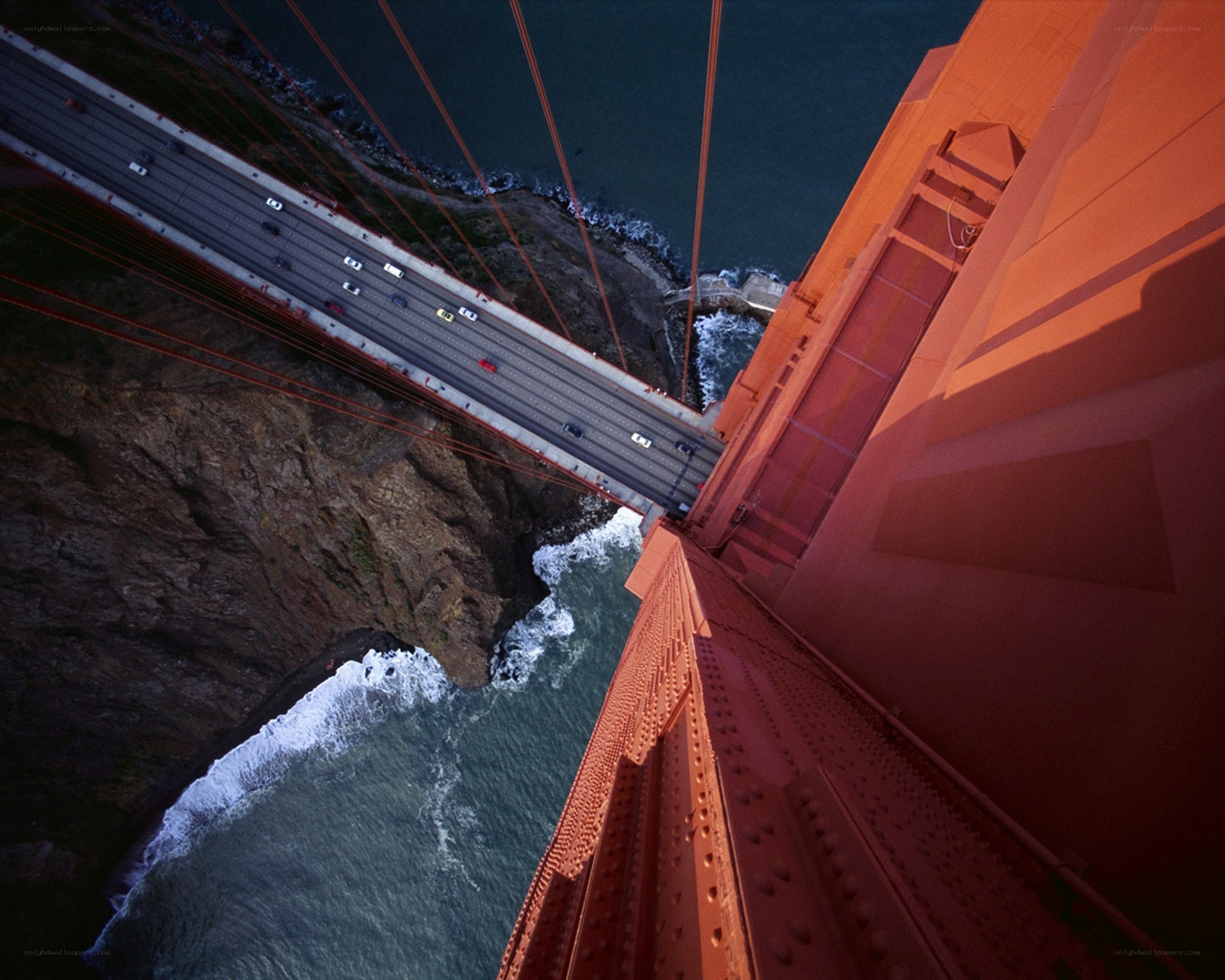 Golden Gate Bridge from above