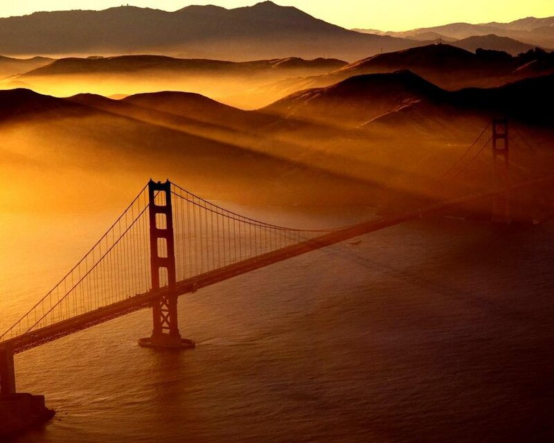 Golden Gate Bridge — Gold