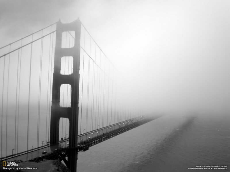 Golden Gate Bridge in Fog