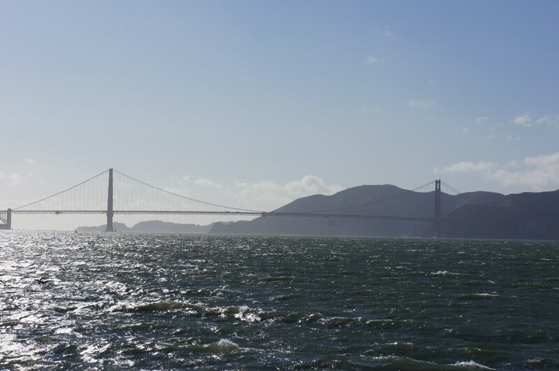 Golden Gate Bridge on a sunny day