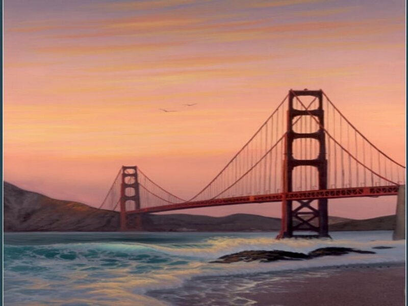 Golden Gate Bridge — Orange
