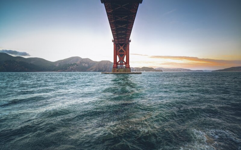Golden Gate Bridge Pillar