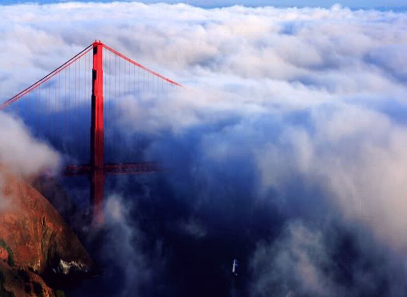 Golden Gate Bridge — Red