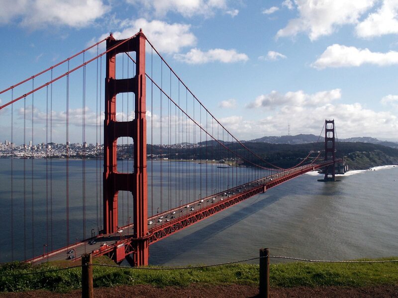Golden Gate Bridge view
