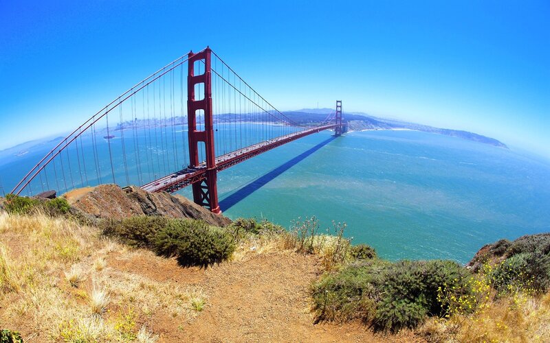 Golden Gate Bridge view