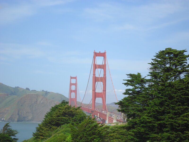 Golden Gate Bridge view
