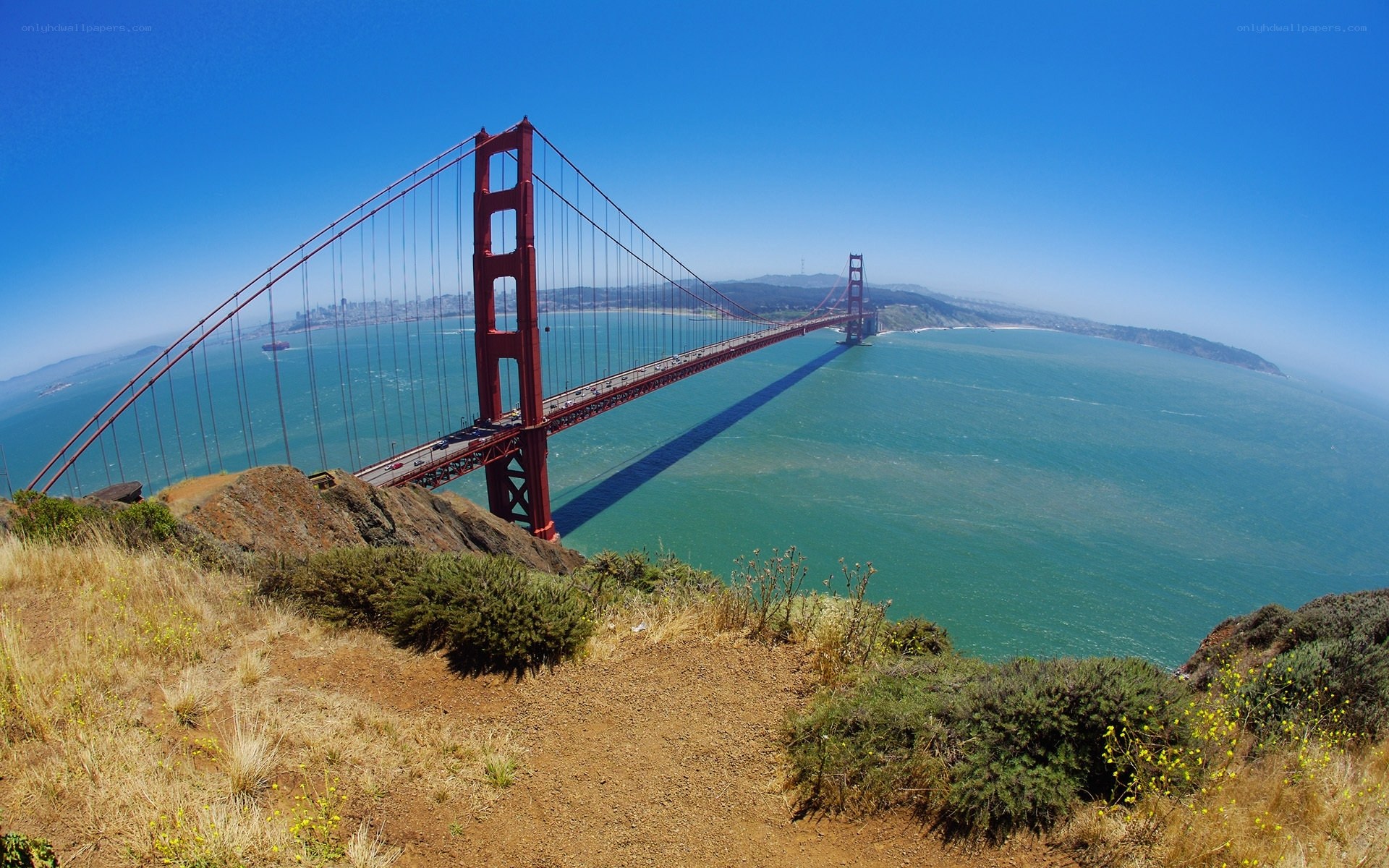 Golden Gate Bridge view