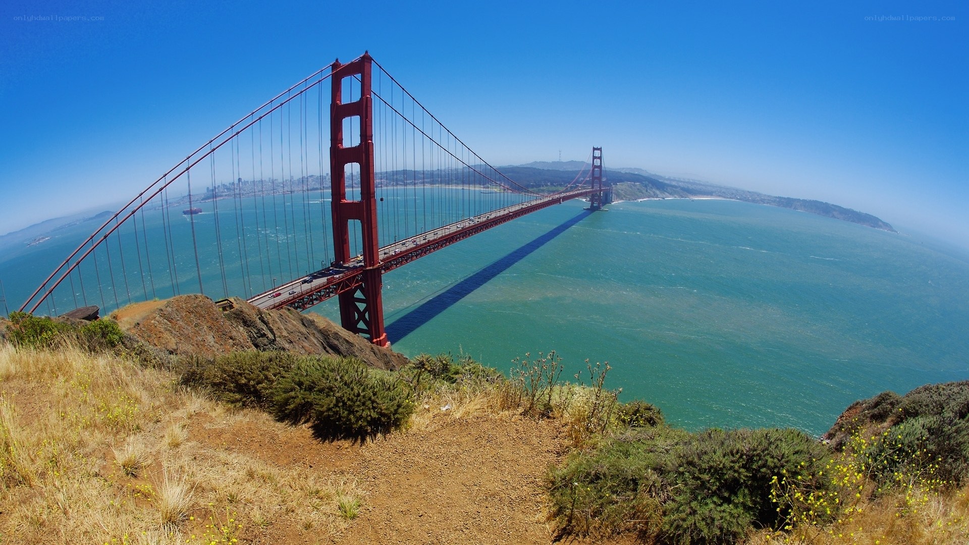 Golden Gate Bridge view