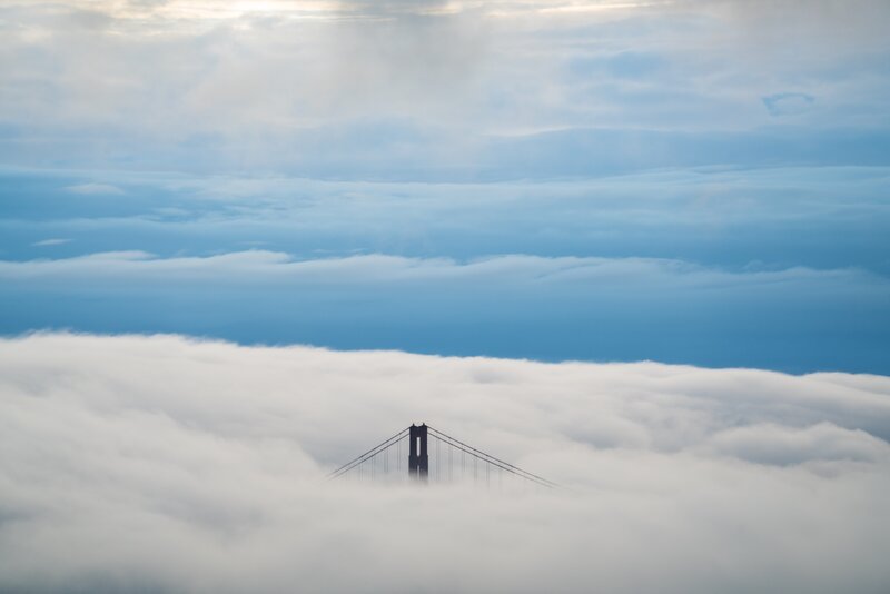 Golden Gate Bridge — White