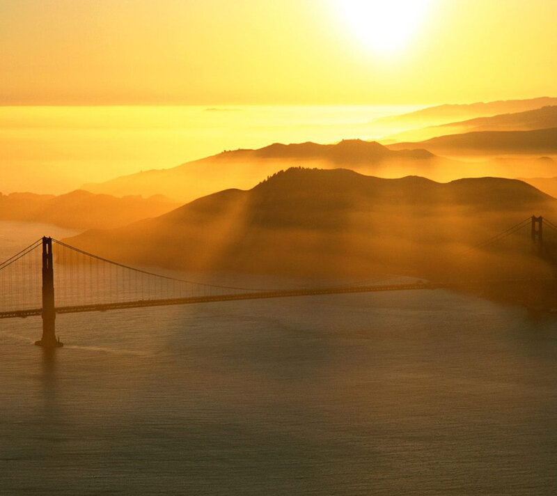 Golden Gate Bridge — Yellow