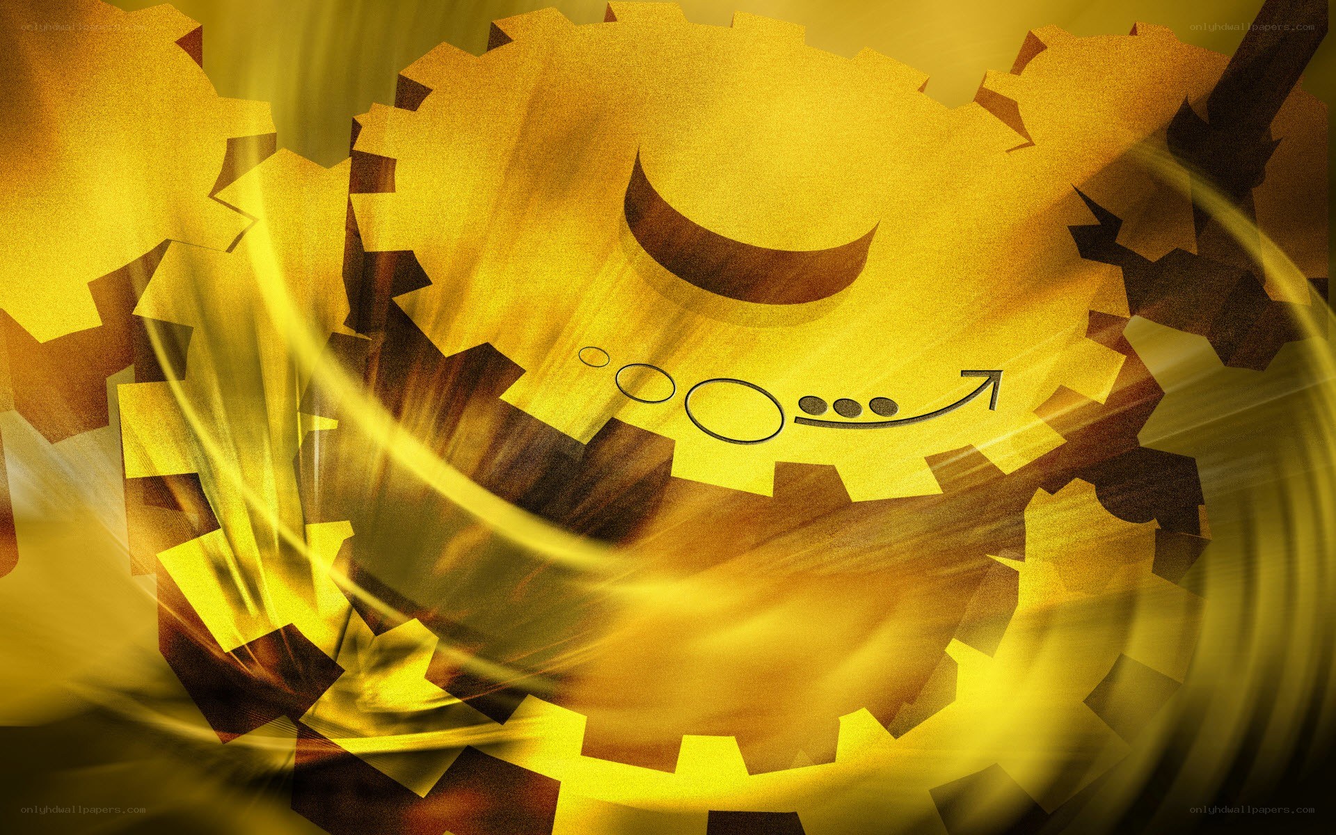 golden gears in motion
