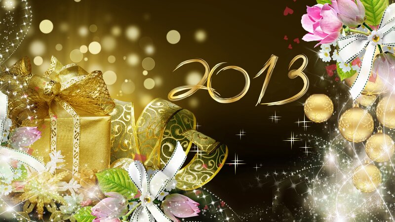 Golden Gift Box — Gold, Festive, Digital Art