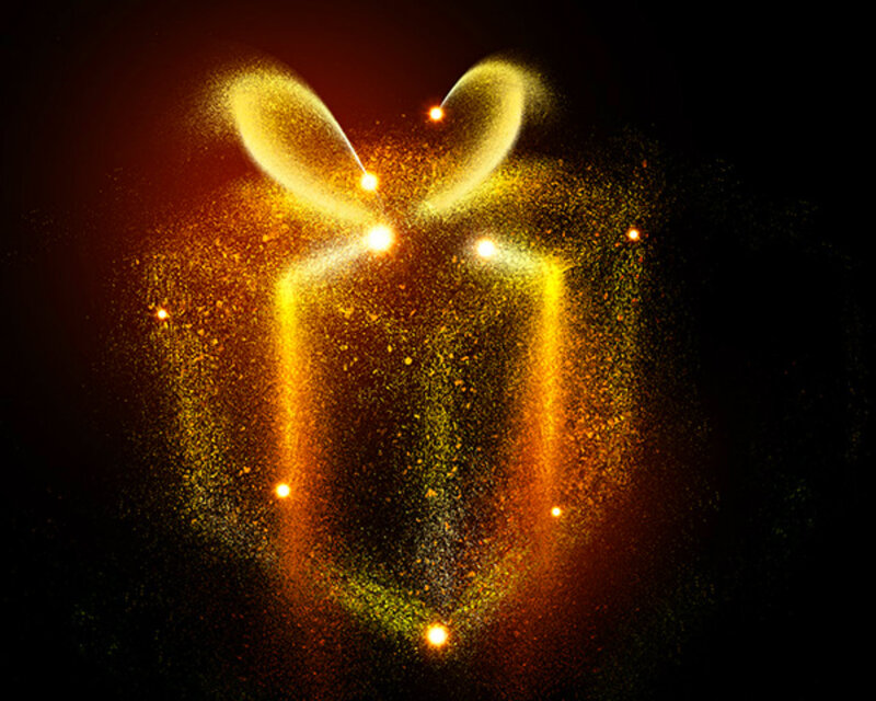 Golden Gift Box — Gold, Magical