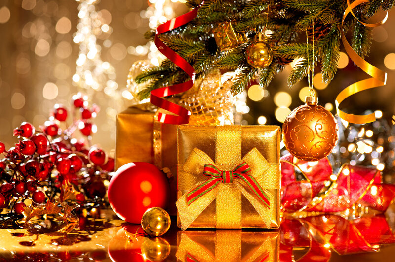 Golden Gift under Tree