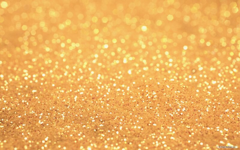 Golden Glitter Texture — Gold, Sparkling, Photograph, Bokeh